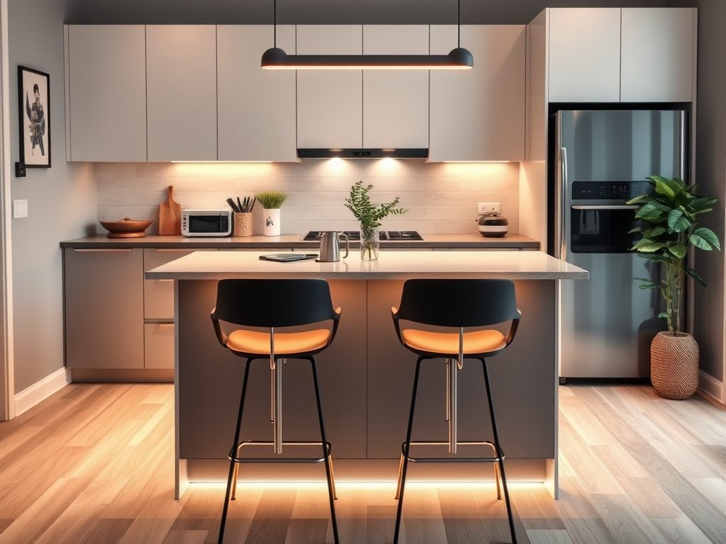Półwysep kuchenny z hokerami – kiedy warto wybrać funkcjonalne rozwiązanie do mniejszej kuchni?