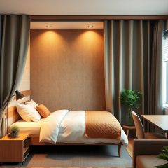 Jak skutecznie wydzielić sypialnię w kawalerce, by zyskać komfort i prywatność na małej przestrzeni