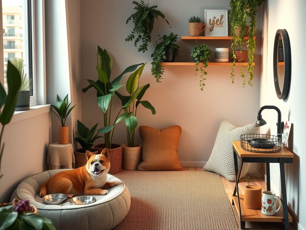 Jak urządzić funkcjonalną strefę dla zwierzaka w salonie, by zapewnić mu komfort i bezpieczeństwo