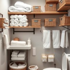 Mała łazienka: jak sprytnie wykorzystać przestrzeń do przechowywania i zachować porządek