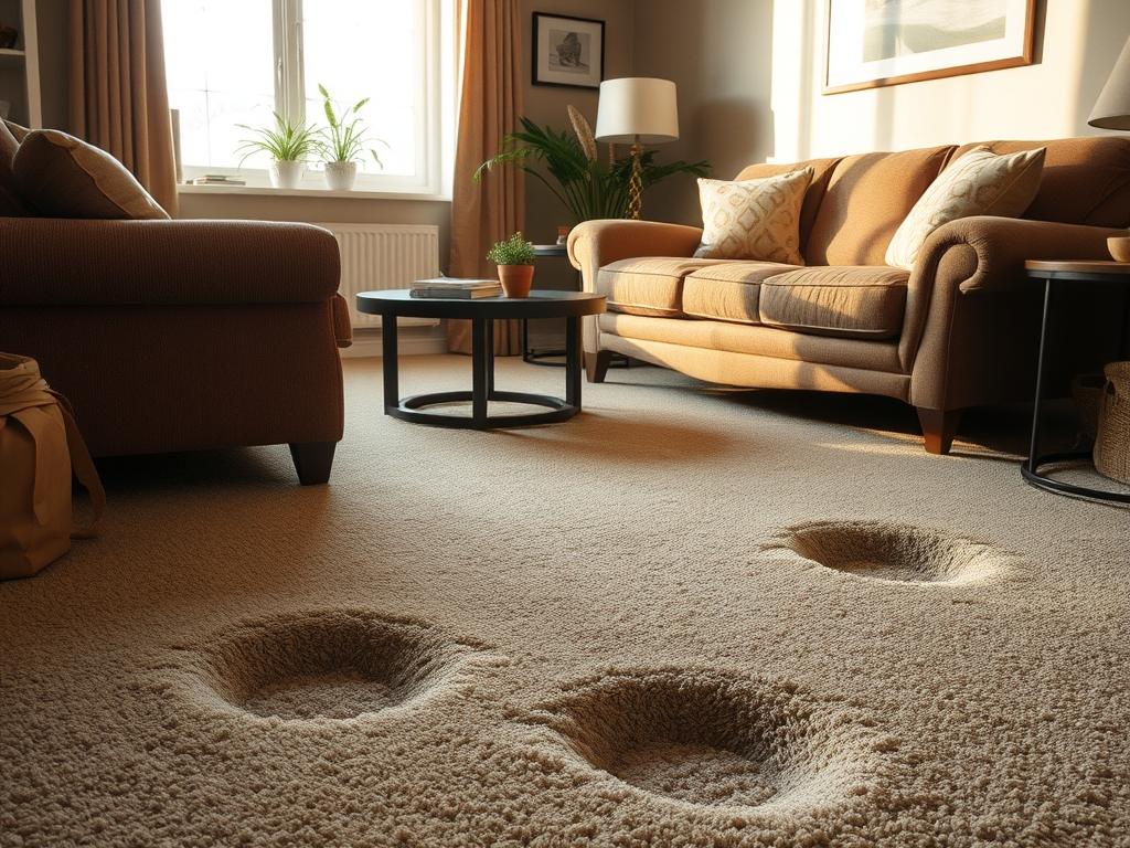 Odkształcenia dywanu pod meblami: przyczyny, skuteczne metody usuwania i profilaktyka