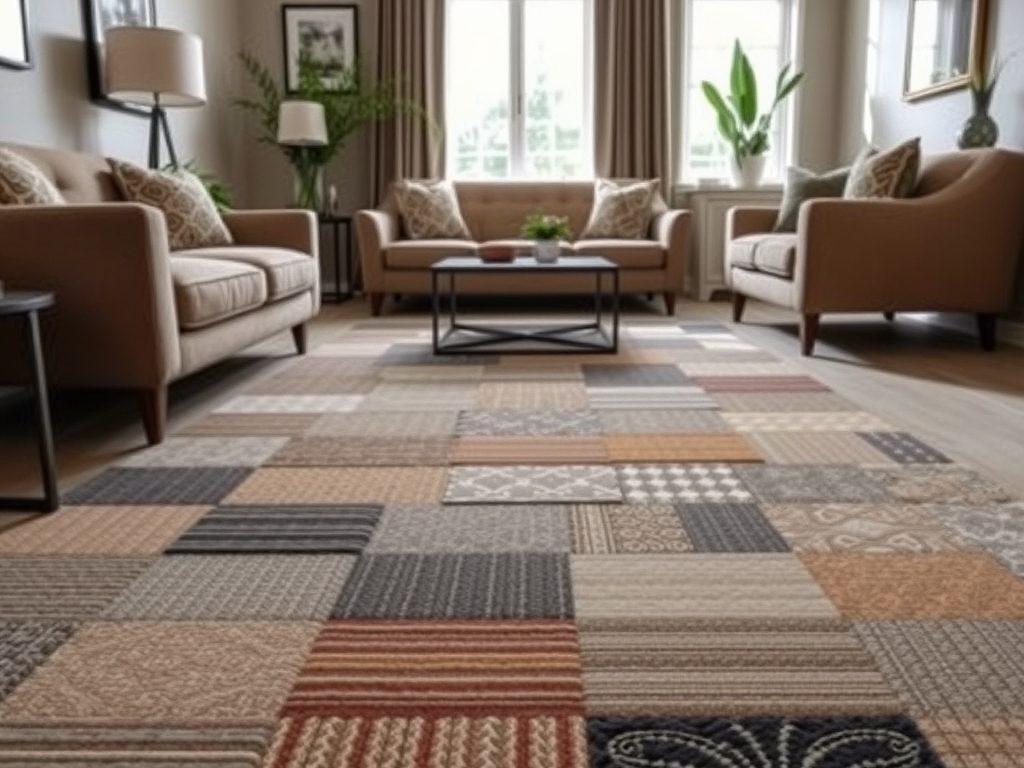 Płytki dywanowe w mieszkaniu — kiedy warto wybrać modułowe rozwiązanie zamiast wykładziny w rolce?