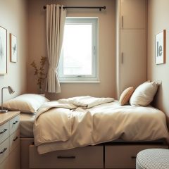 Jak funkcjonalnie urządzić małą sypialnię w mieszkaniu, by zyskać przestrzeń i przytulność