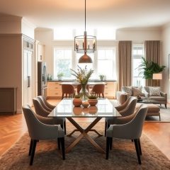Jak praktycznie wydzielić jadalnię w otwartej kuchni na salon, unikając błędów i utraty przestrzeni